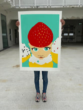 Load image into Gallery viewer, Limited edition screen print - Strawberryman