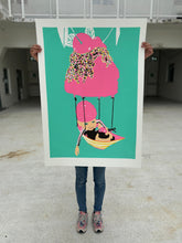 Load image into Gallery viewer, Limited edition screen print - Ice Cream blimp