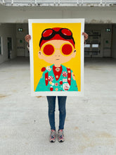 Load image into Gallery viewer, Limited edition screen print - Strawberry Red Glasses