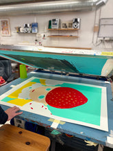 Load image into Gallery viewer, Limited edition screen print - Strawberryman