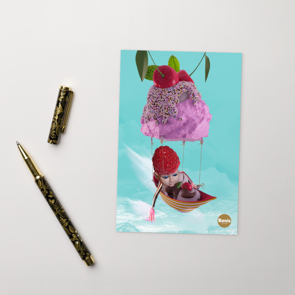 Postcard - Icecream Blimp